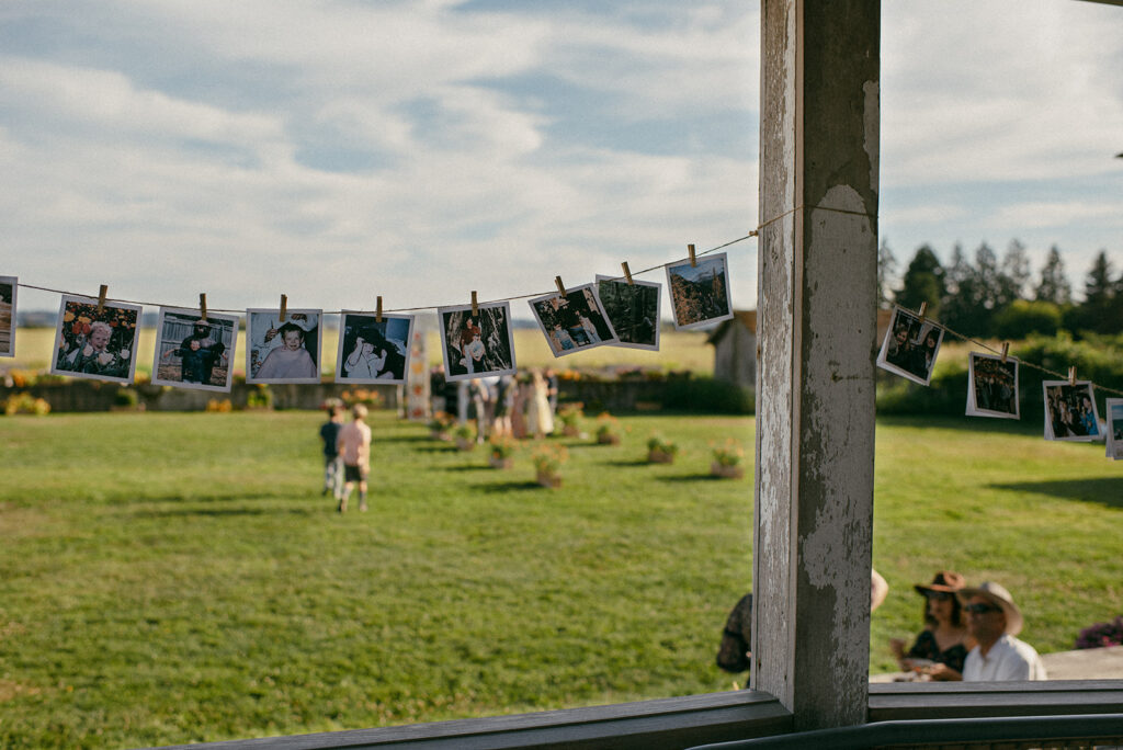 Wes Anderson inspired wedding details are photographed in Edison WA 